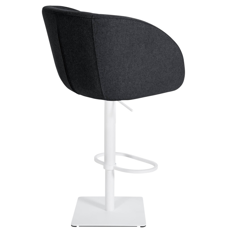 Tabouret de bar Gambo W, feutre, anthracite