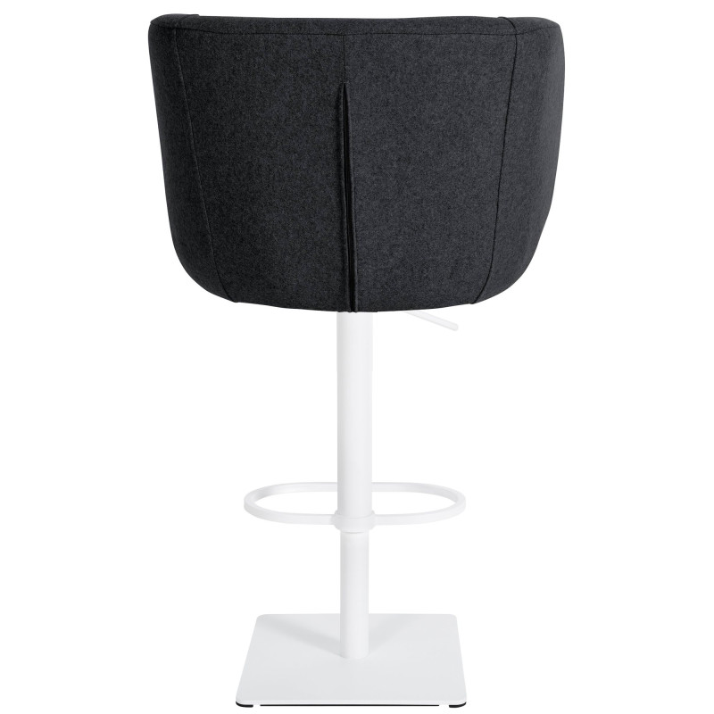 Tabouret de bar Gambo W, feutre, anthracite