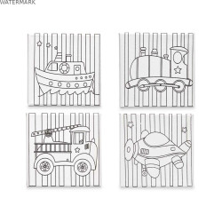 Toile Pincello 29100257 Bois Tissu 12 Unités