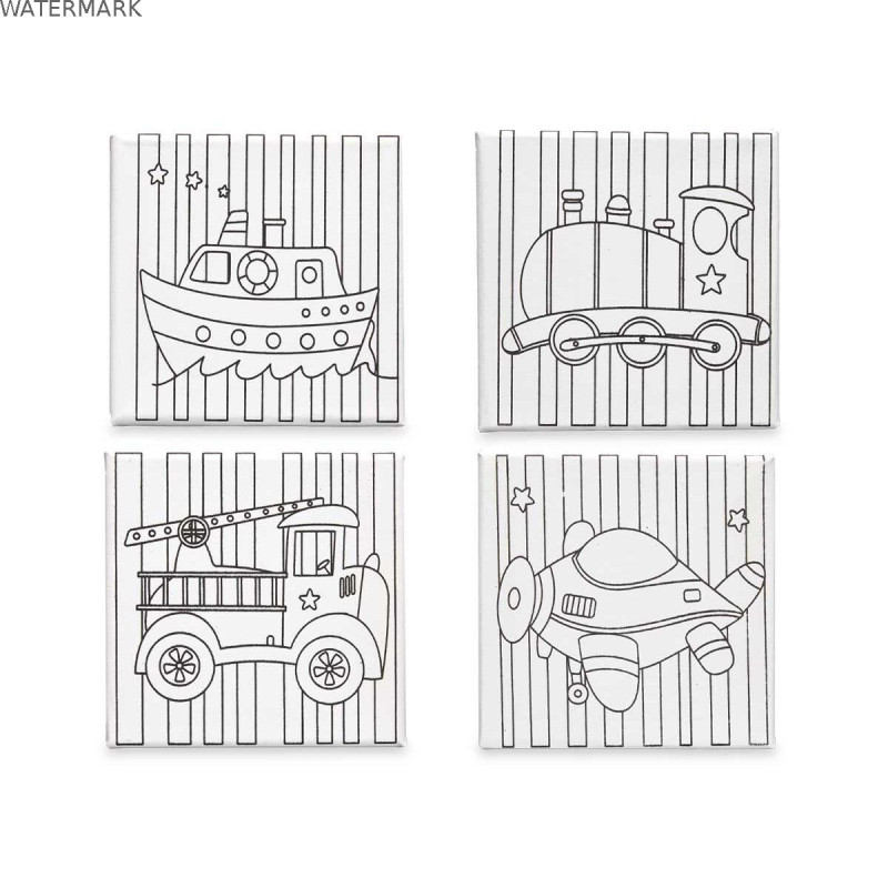 Toile Pincello 29100257 Bois Tissu 12 Unités