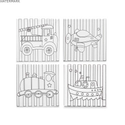 Toile Pincello 29100259 Bois Tissu 12 Unités