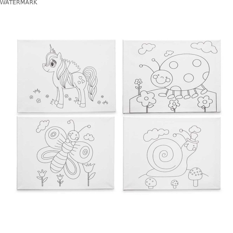 Toile Pincello 29100262 Bois Tissu 8 Unités