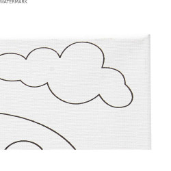 Toile Pincello 29100262 Bois Tissu 8 Unités