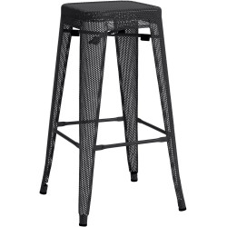 Tabouret de bar noir Fletcher