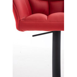 Tabouret de bar Damaso B rouge
