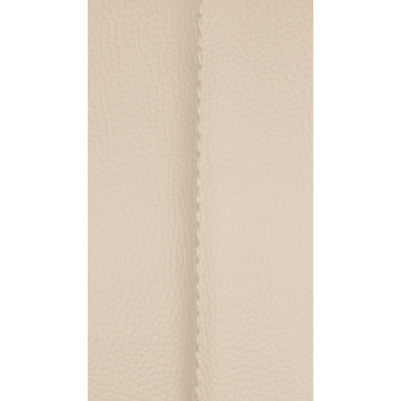 Tabouret de bar Milet, similicuir, blanc/crème