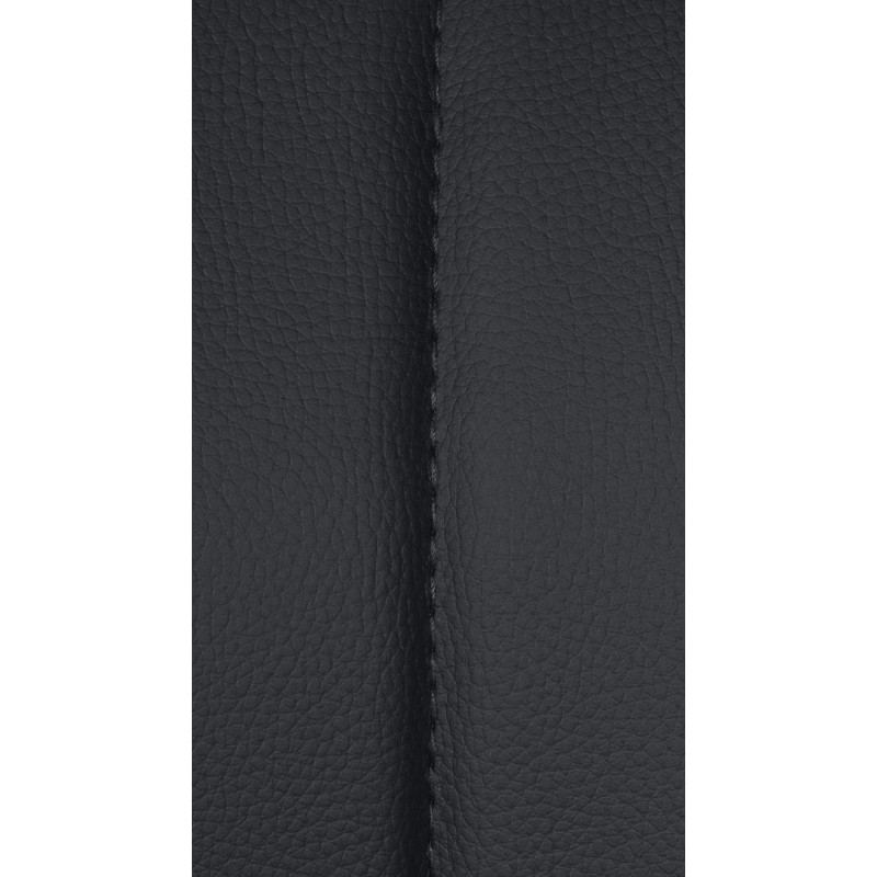 Banqueta de bar Milet, couro sintético, branco/preto