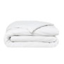 Housse de couette TODAY Essential - 140 x 200 cm - 1 personne - 100% Coton uni - Craie