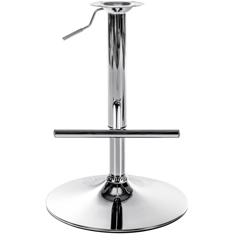 Cadre en T de rechange pour tabouret de bar, chromé