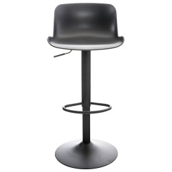 Conjunto de 4 banquetas de bar Almada, pretas