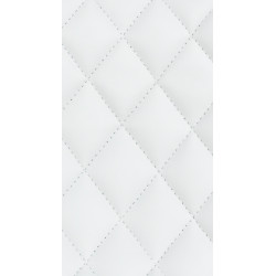 Lot de 2 tabourets de bar Minosa, similicuir, blanc