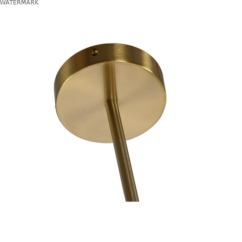Suspension DKD Home Decor Blanc Doré Métal Verre 9 W 110 x 38 x 38 cm