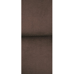 Sgabello da bar in velluto Los Angeles, bianco/marrone