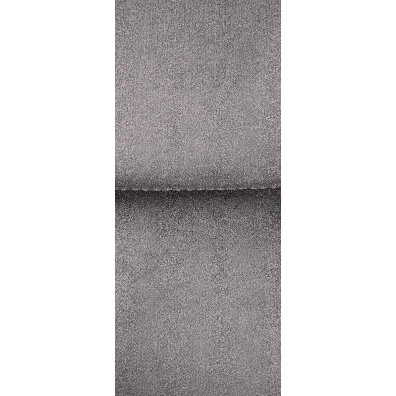 Tabouret de bar en velours Los Angeles, blanc/gris