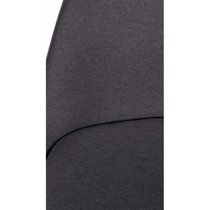 Sgabello da bar Corbin tessuto Square nero grigio scuro