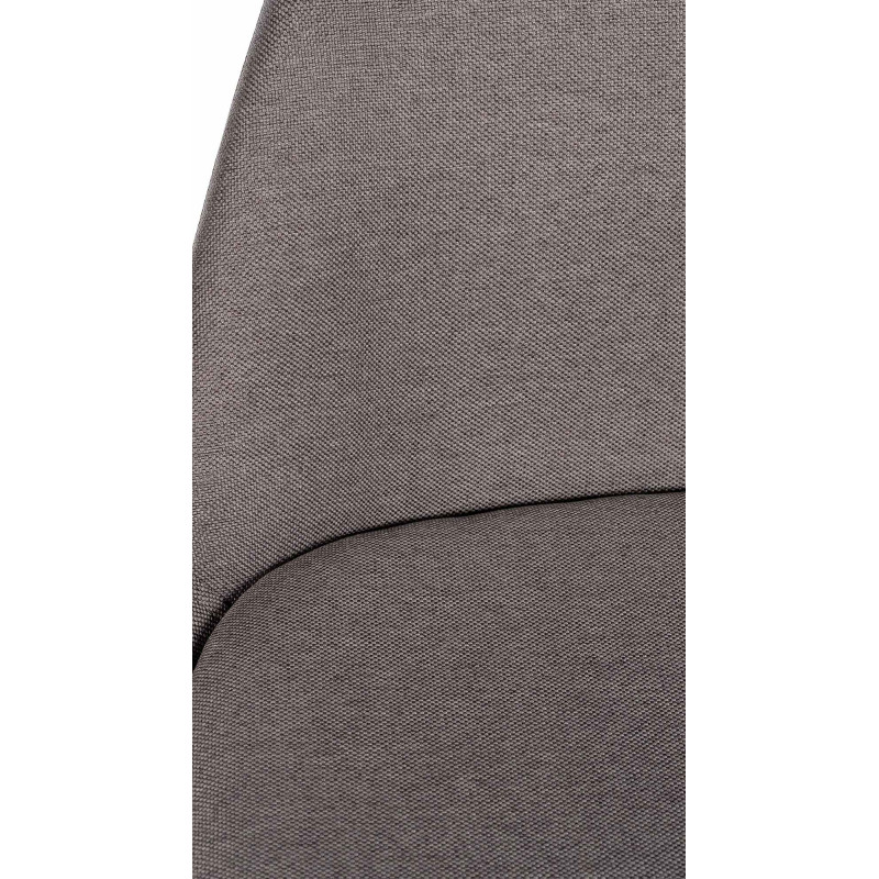 Sgabello da bar Corbin tessuto Square nero tortora