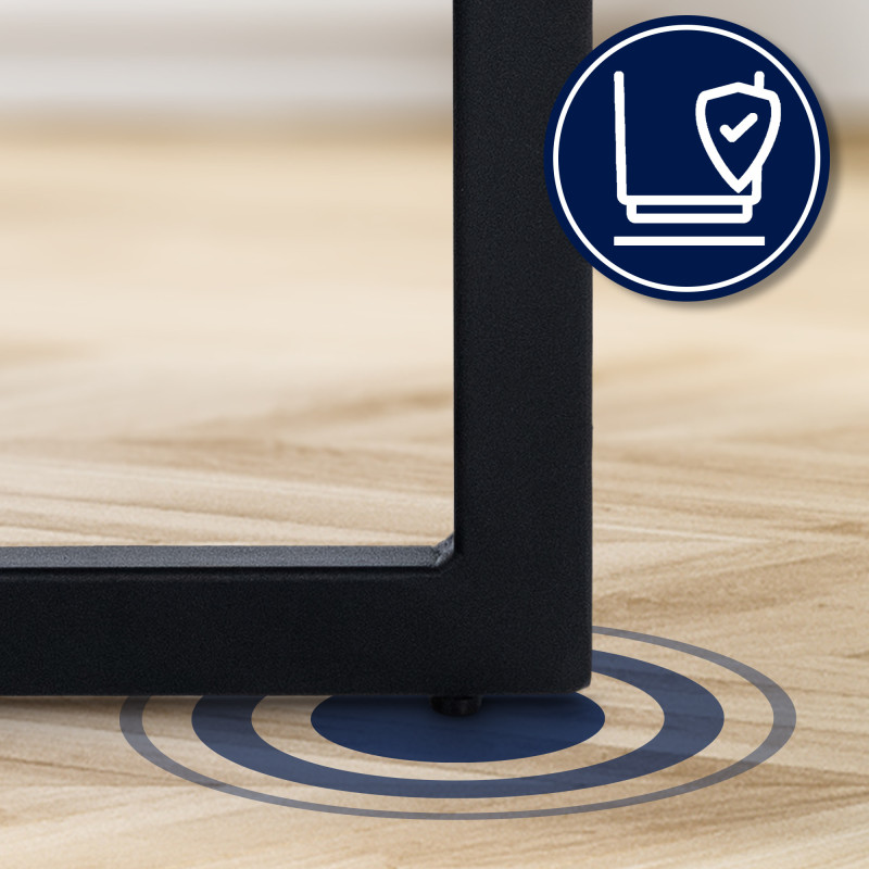 Sgabello da bar Hopewell Velvet B nero