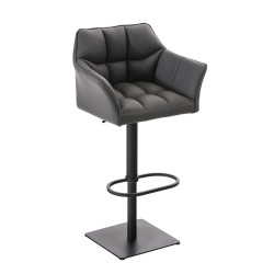 Tabouret de bar Damaso B gris