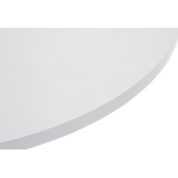 Table de bar ronde blanc