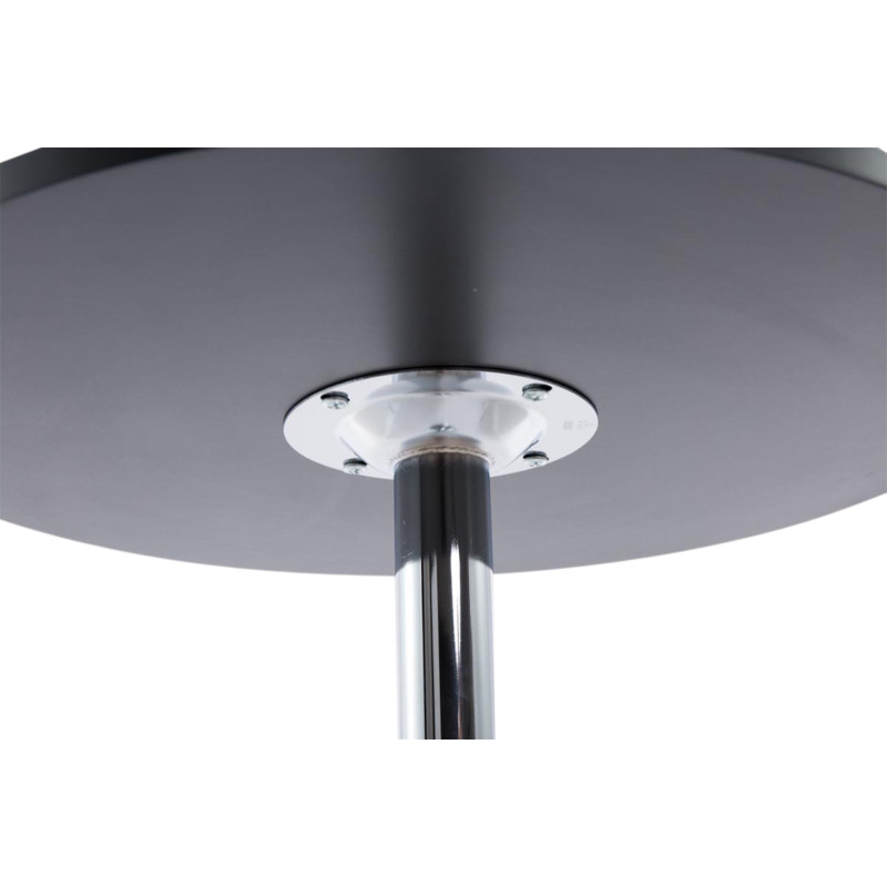 Ensemble de 2 tables de bar rondes noir
