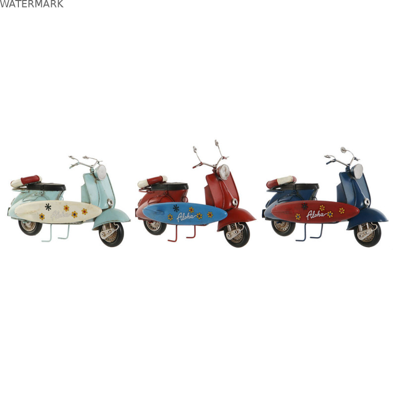 Figurine Décorative Home ESPRIT Moto 26,5 x 11 x 17 cm (3 Unités)