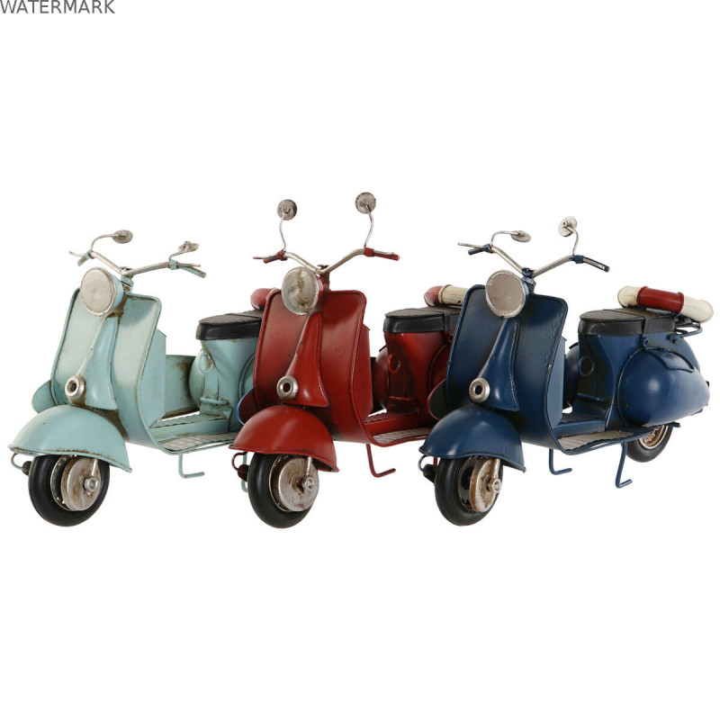 Figurine Décorative Home ESPRIT Moto 26,5 x 11 x 17 cm (3 Unités)