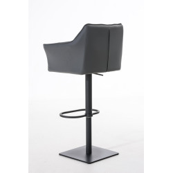 Tabouret de bar Damaso B gris