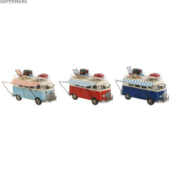 Figurine Décorative Home ESPRIT Fourgonnette 27 x 10 x 17 cm (3 Unités)