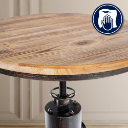 Table de bar Ruhr bronze