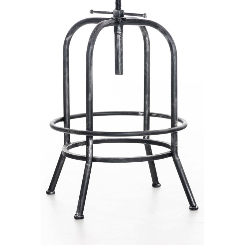 Table de bar Brighton, bois argent antique