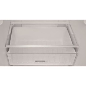 Réfrigérateur congélateur bas WHIRLPOOL W5911EOX - 372L (261 + 111) - Froid statique - L 59,5 x H 201,1 cm - Inox