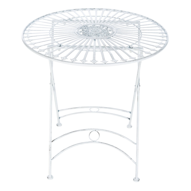 Table Tegal blanc antique