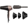 Remington D5706 Coffret Coiffure, Seche-Cheveux Ionique Curl Confidence 2200W, Brosse 45mm, Grille Céramique, Léger, Silencieux