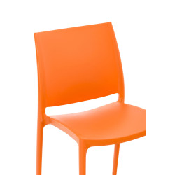 Chaise MAYA orange