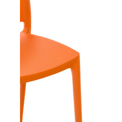 Chaise MAYA orange