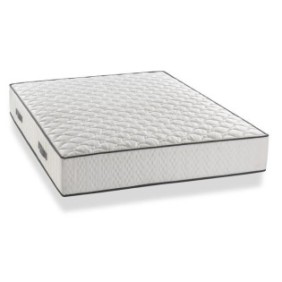 DEKO DREAM RELAX - Pack pret a dormir - Matelas + sommier 160x200 + couette + 2 oreillers - Ressorts - 7 zones - 24 cm - Ferme