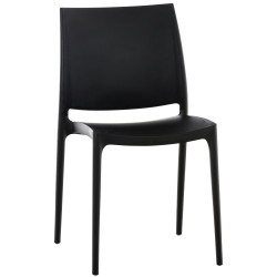 Chaise MAYA noir