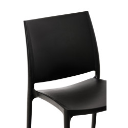 Chaise MAYA noir