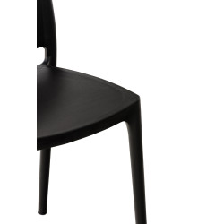 Chaise MAYA noir