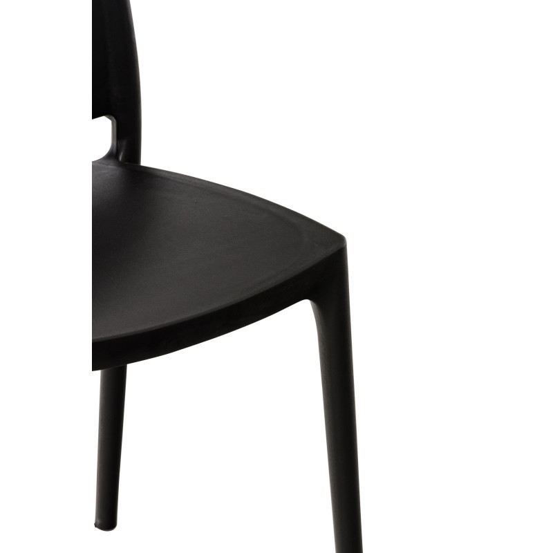 Chaise MAYA noir