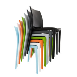 Chaise MAYA noir