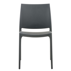 Chaise MAYA gris foncé