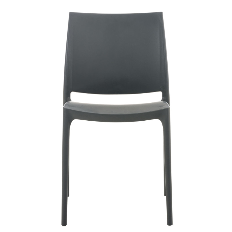 Chaise MAYA gris foncé