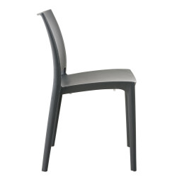Chaise MAYA gris foncé
