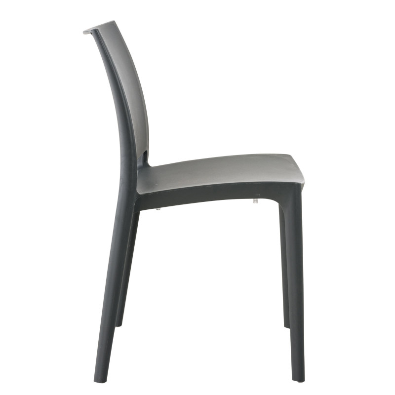 Chaise MAYA gris foncé