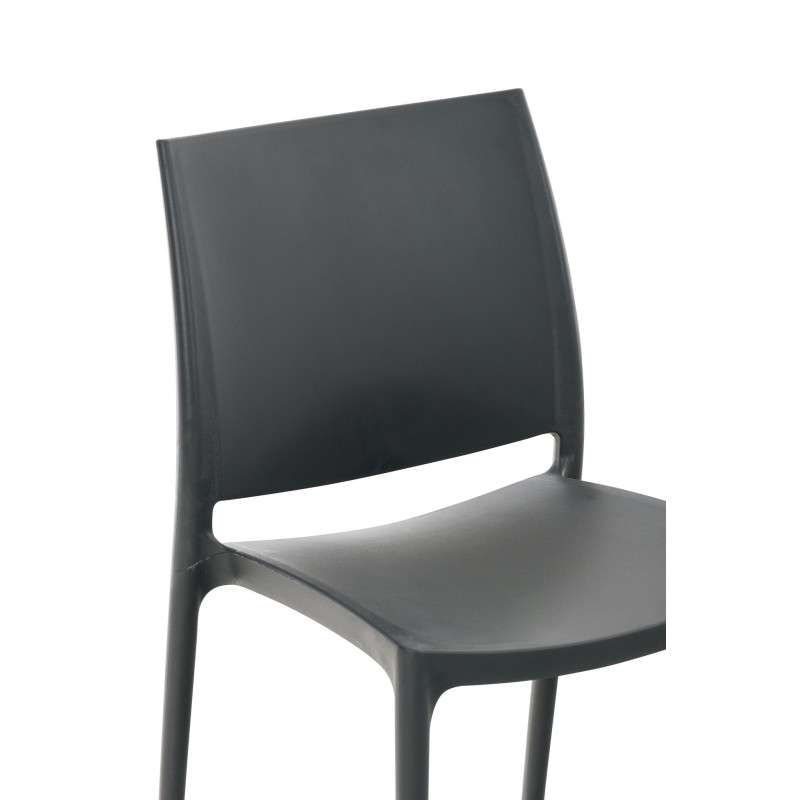 Chaise MAYA gris foncé