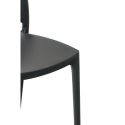 Chaise MAYA gris foncé