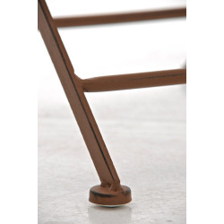 Chaise Indra marron antique