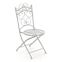 Chaise Indra blanc antique