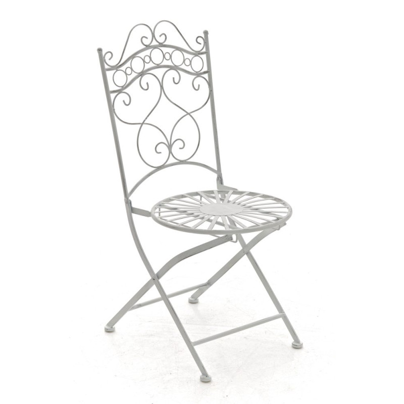Chaise Indra blanc antique